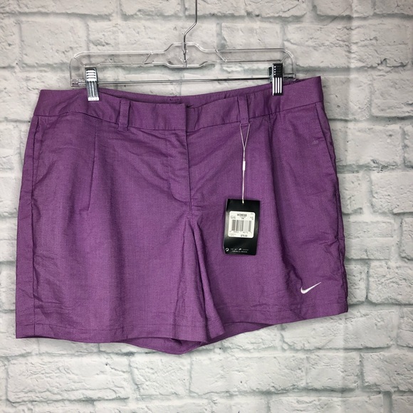 Nike Pants - Nike Golf Oxford Shorts Size 14 Purple